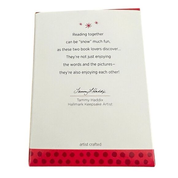 Hallmark Keepsake Ornament2013 Reading is "Snow" Much Fun! Making Memories #6 - Picture 2 of 3